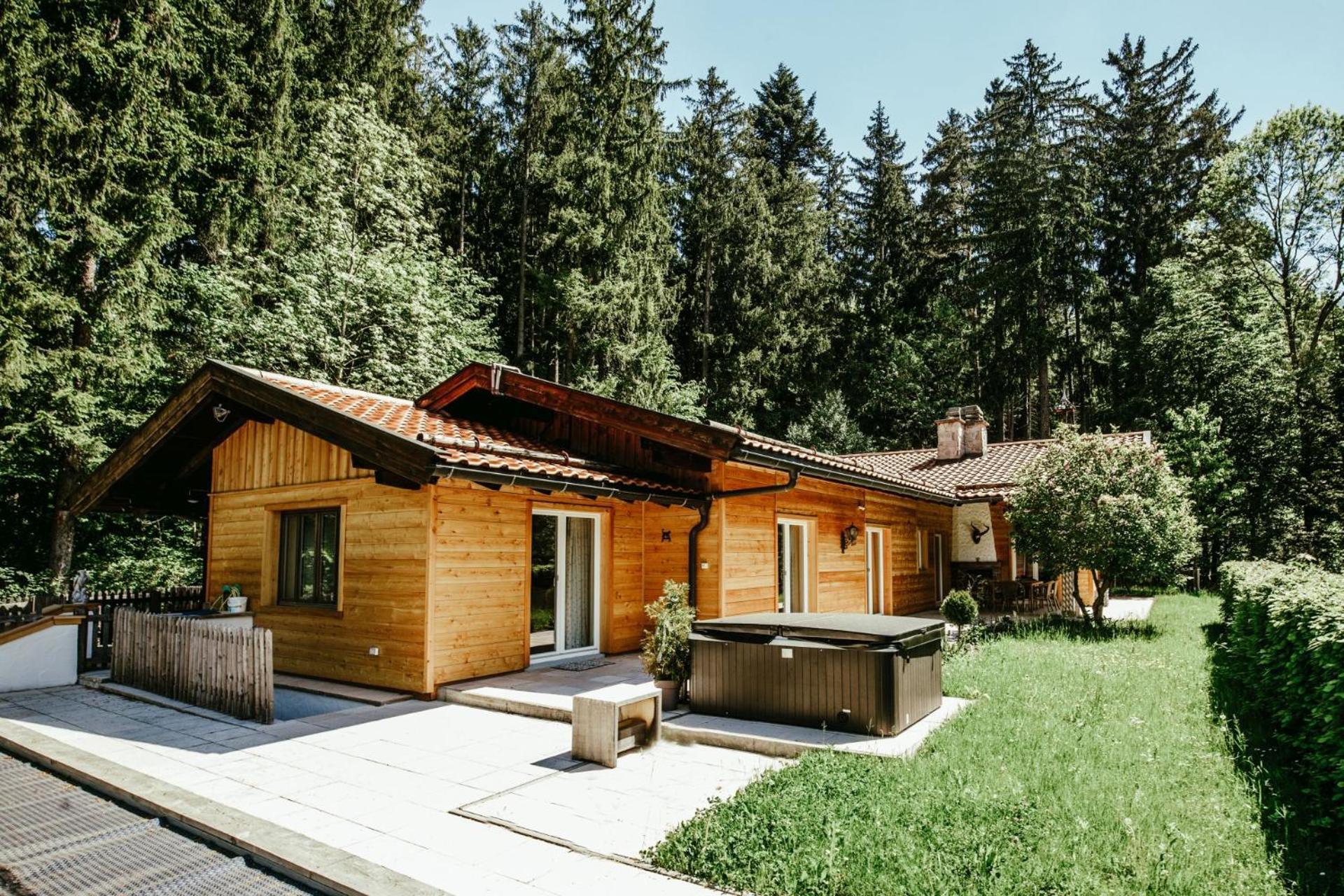 Luxus Ferienhaus Salzburg Chalet Mit Pool, Sauna, Whirlpool, Kamin Grossgmain Luaran gambar