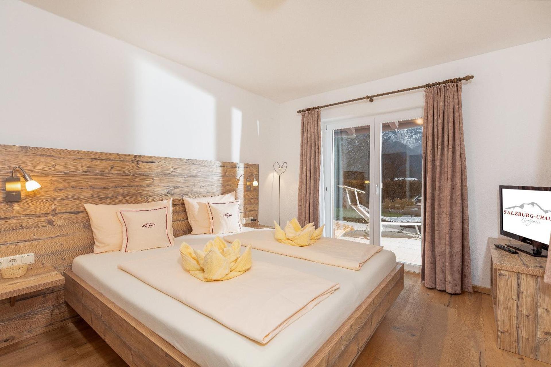 Luxus Ferienhaus Salzburg Chalet Mit Pool, Sauna, Whirlpool, Kamin Grossgmain Luaran gambar
